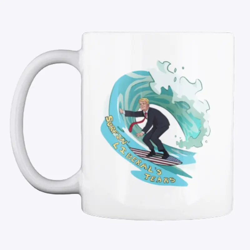 Surfin Liberal Tears Mug